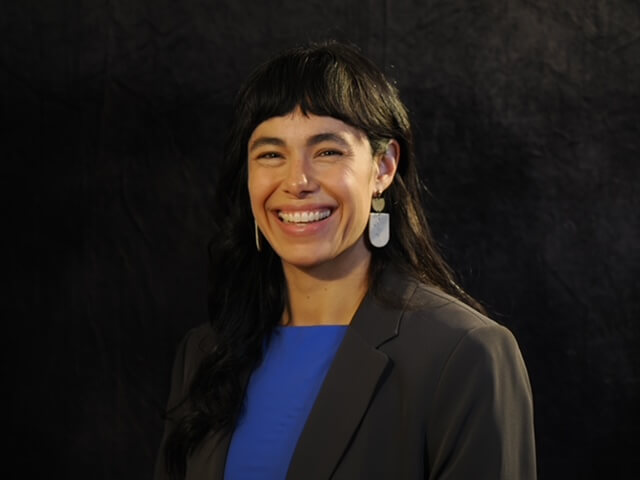 woman smiling