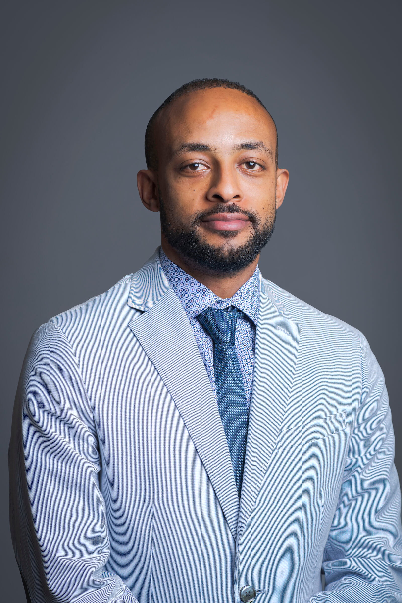 Man posing for a headshot
