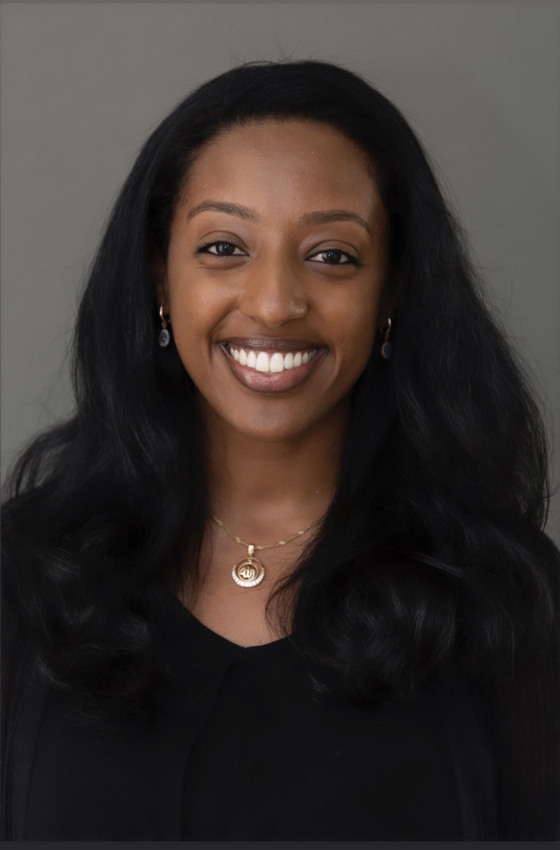 woman smiling