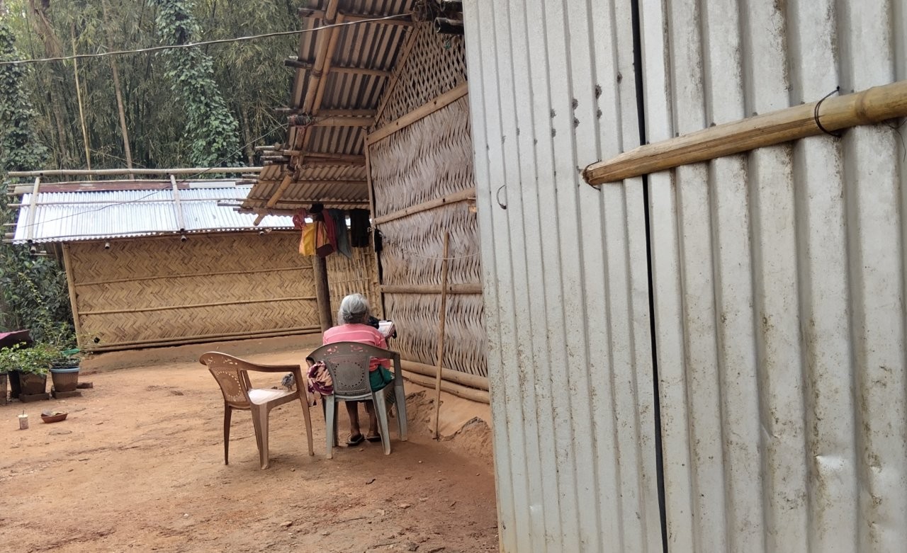 Checking-in on an Elderly Woman who is Often Left Alone